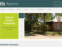 Tablet Screenshot of inmobiliariaramirez.com